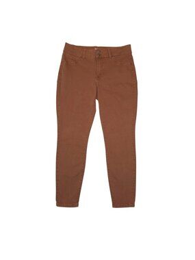 M Jeans By Maurices High Rise Super Skinny Jeggings Jeans Medium Short Rust
